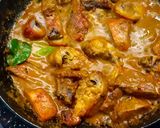 A picture of step 5 of Grilled Chicken Red Curry with Pickled Bamboo Shoots.