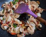 Foto langkah ke 3 dari resep 418. Oseng Udang Tempe Saos Tiram.
