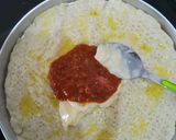 Foto langkah ke 2 dari resep Pizza 2 bahan tanpa proofing.