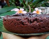Foto langkah ke 6 dari resep Bronis Coklat Nutricake Dengan Magic Com.