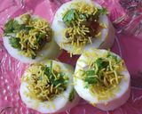 A picture of step 6 of Cucumber bhel chat.