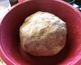 A picture of step 2 of Sopes with Carnitas Bits in the Dough.