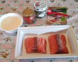 Svéd 🇸🇪 Sáfrányos lazac fűszeres tejszínben "Saffranslax" recept fázis 1 fotója