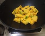 A picture of step 1 of Pumpkin Dosa.
