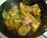 A picture of step 5 of Chicken Korma.