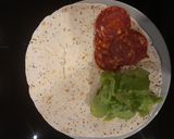 Une image de l'étape 1 de Wraps façon croque.