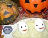Foto del paso 4 de la receta: Fantasmas de Halloween con huevos duros