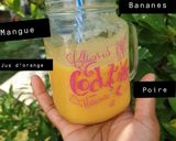 Une image de l'étape 1 de Smoothie mangue poire banane.