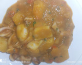 Foto del paso 8 de la receta: Calamar estofado con pasta de curry rojo