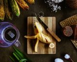 Gambar langkah 1 resipi Pengat Pisang.