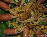 A picture of step 11 of Sausage spaghetti.