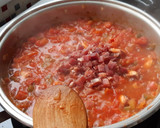 Foto del paso 8 de la receta: Garbanzos con pulpo y taquitos de jamón