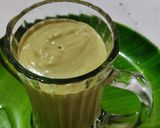 A picture of step 2 of Avocado milkshake.