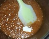 A picture of step 4 of Caramel toffee with almonds.