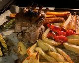 Une image de l'étape 8 de 🥩Carré d’agneau 🌶️🥕🫛aux petits légumes 🥒 🫜🥕🫛.
