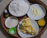 Foto langkah ke 1 dari resep Pie Buah Vla Matcha.