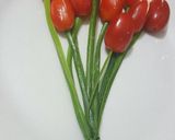 Foto del paso 6 de la receta: Tomates rellenos en ramo de tulipanes San Valentín