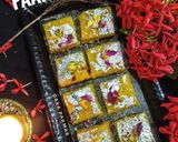 A picture of step 5 of Kesar Kopra Paak (Janmashtami Special).