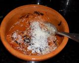 Foto del paso 6 de la receta: Kaki flambeado con wiski, coco rallado y salsa de maracuyá