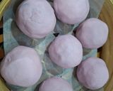 Hình bước làm 5 của món Bánh ít trần chay màu lá cẩm