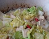 Foto langkah ke 3 dari resep Sawi Putih Tahu Santan.