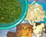 Foto langkah ke 1 dari resep Tumis Kacang Panjang Jamur Tiram.