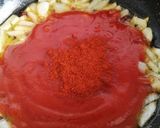 A picture of step 4 of Patatas Bravas.