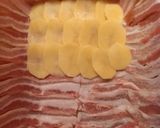 Baconos rakott csirkemell recept fázis 3 fotója