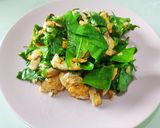 รูปขั้นตอนการทำที่ 9 ของ ใบเหลียงผัดไข่