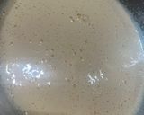 A picture of step 3 of Sweet tahini cake with tahini glaze.