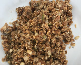 Foto del paso 5 de la receta: Granola de frutos secos y semillas en sartén