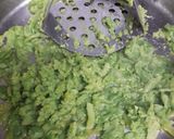 A picture of step 1 of Green peas kheer.