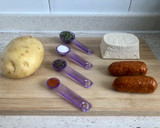 Foto del paso 1 de la receta: Tofu con chorizo vegano y patatas