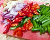 Foto langkah ke 1 dari resep Kotokan Ikan Pari Asap.
