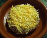 Foto del paso 6 de la receta: Hamburguesa con patata rellena de jamón y queso a los cuatro quesos