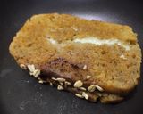 Foto del paso 4 de la receta: Sándwich🥯hawaiano🥓en pan de plátano🍞🥯🍍