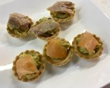 Foto del paso 2 de la receta Tartaletas de hummus y ahumados