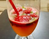 A picture of step 7 of Strawberry infused lemonade.