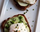 Une image de l'étape 9 de ☆Tartines Petits Pois, Oeufs Pochés☆.