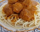 A picture of step 11 of Meatballs in Vegetable Sauce.