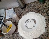 Foto del paso 1 de la receta: Pan jalá trenzado