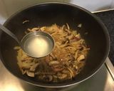 A picture of step 7 of Mushroom pasta.