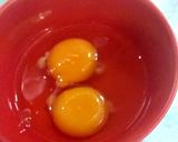 รูปขั้นตอนการทำที่ 1 ของ ไข่เจียวไก่สับ