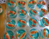 Foto langkah ke 4 dari resep Puding Ikan Koi.