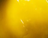 A picture of step 2 of Mysore pak sweet.