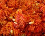 A picture of step 5 of Gajar halwa.