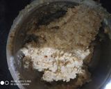 A picture of step 1 of Barnyard millet Modak.