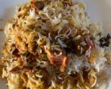 A picture of step 5 of Mutton Biryani in instapot.