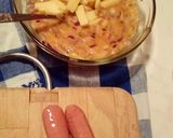 Virslivel töltött buci recept fázis 1 fotója