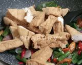 Foto langkah ke 4 dari resep Sayur lodeh tahu kulit bumbu iris.
